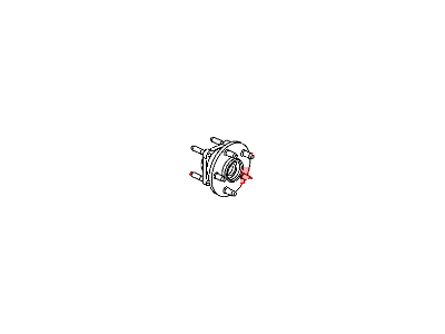 Jeep 52111884AA HUB AND BEARING Wheel