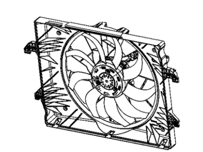 Ram 1500 Cooling Fan Assembly - 68268606AD