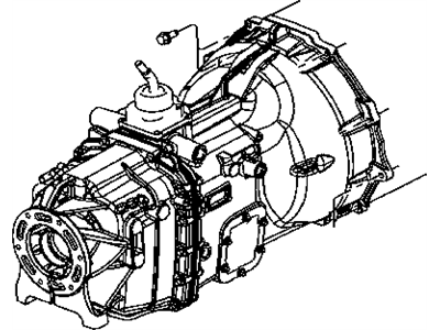 Dodge 52104714AC TRANSMISSION 6 speed