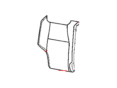 Jeep 1BF921D5AA COVER Rear Seat Back 40%