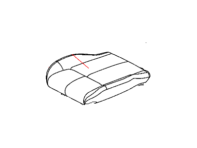 Jeep 1CW541D5AA COVER Front Seat Cushion
