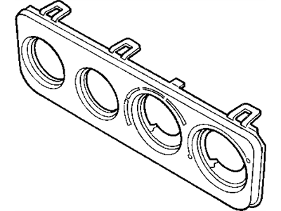 Chrysler 4897721AA BEZEL Heater and A/C Control