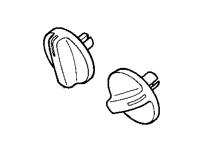 Mopar 4897714AA Knob A/C And Heater Control - Rotary
