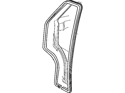 Dodge 55346790AG WEATHERSTRIP Front Door Secondary
