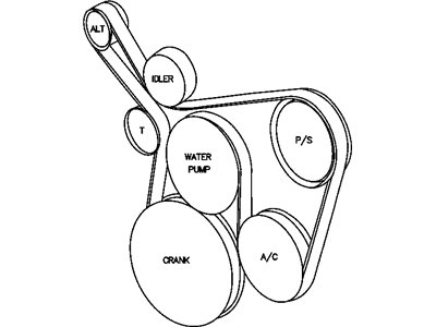 Jeep 53013209AC BELT Accessory Drive