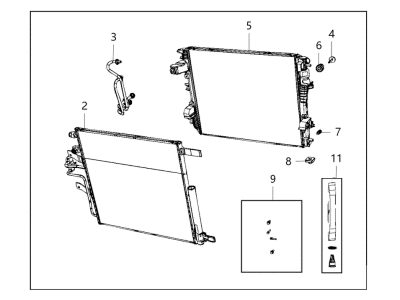 Ram 68268593AC MODULE Cooling