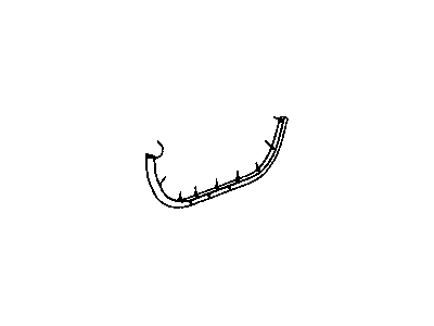 Jeep Commander Weather Strip - 55396713AD