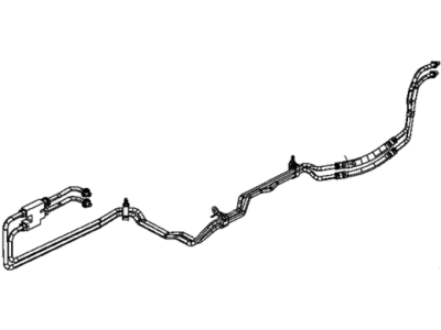Dodge 68239597AA HOSE AND TUBE Oil Cooler Pressure and Return