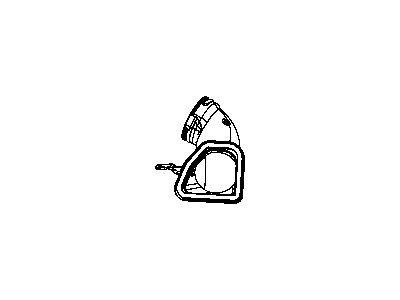 Chrysler 5058478AA DUCT Air Outlet Right