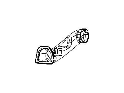 Chrysler 5058254AA DUCT Air Outlet Left