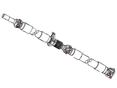 2007 Dodge Ram 2500 Drive Shaft - 52123105AA