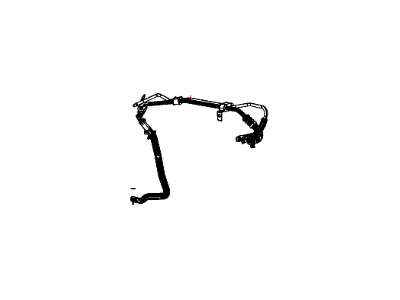 Dodge 5154409AE HOSE Power Steering Power Steering Gear to Reservoir