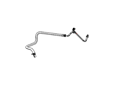 Dodge 52124635AG HOSE Power Steering Return Metal Tube, Power Steering Gear to Reservoir