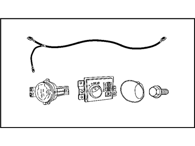 Dodge 82208102AC LIGHT PACKAGE Fog
