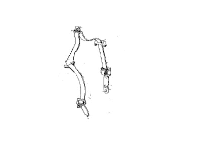 Mopar SL711AZAA Seat Belt 2ND Rear Outer