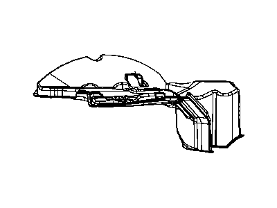 Ram 5169446AA SHIELD Transmission Used up to 07/22/2011, vehicles built after this date will not have an upper shield