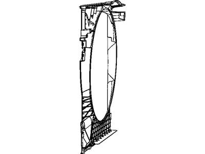 Ram 68090676AA SHROUD Fan
