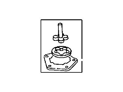 Dodge 3837648 SHAFT AND ROTOR PACKAGE Oil Pump