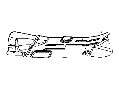 Mopar 55113276AD Shield Floor Pan