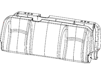 Ram 1NN721K2AA COVER Rear Seat Back
