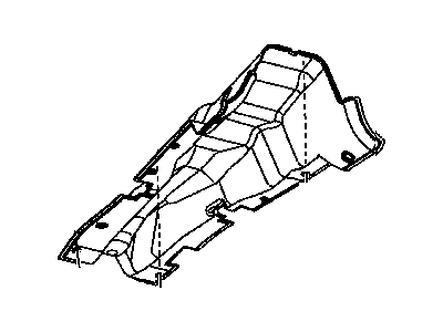 Chrysler 5054188AA SILENCER Tunnel