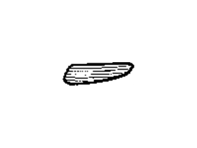Chrysler MR463927 COVER Fascia Fog Lamp