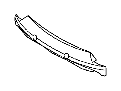 Chrysler MR462385 BEAM Front Bumper