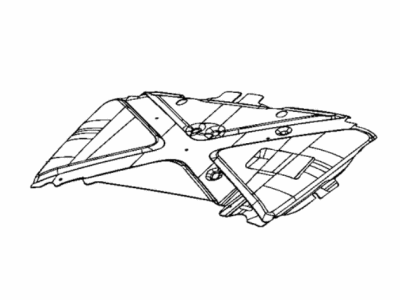Jeep 68346961AA INSULATION Hood