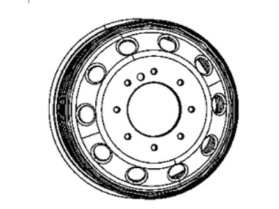 2020 Ram 3500 Spare Wheel - 6YZ44DX8AA