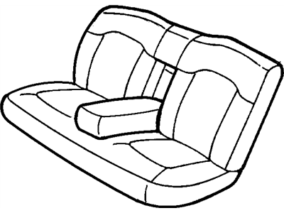 Chrysler Sebring Armrest - UP961L2AA