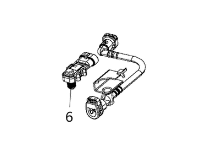 Jeep 68087103AB TUBE Fuel Vapor Recirculation