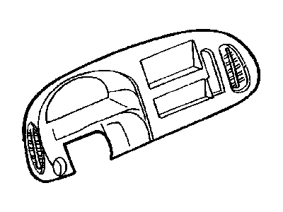 Mopar 5GK091X8AA Cluster Bezel
