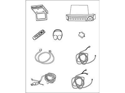 Mopar 82211706AB Media System Monitor With DVD