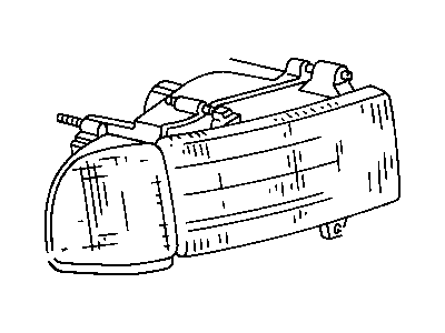Dodge 55076674AC CARRIER Headlamp