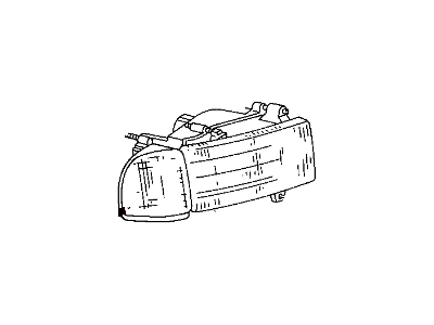 Dodge 55077043AC HEADLAMP