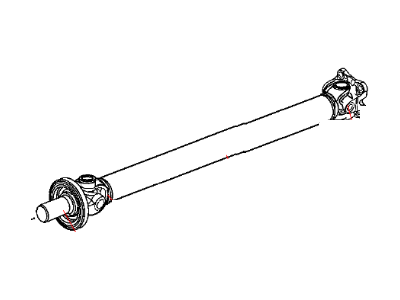 Jeep 52853118AD SHAFT Drive Rear 1-Piece
