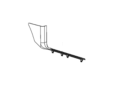 Ram 6BM76HL1AB PANEL Scuff Front, Includes Clips