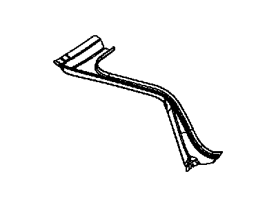 Mopar 68058755AB Trough, Rear Driver Side