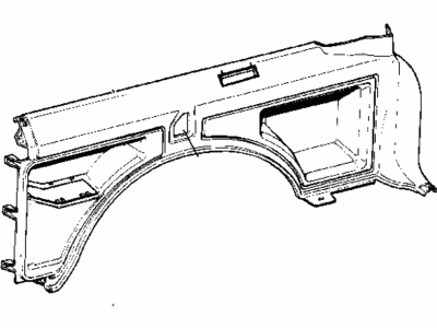 Jeep 5EG04RC3AC PANEL Quarter Trim