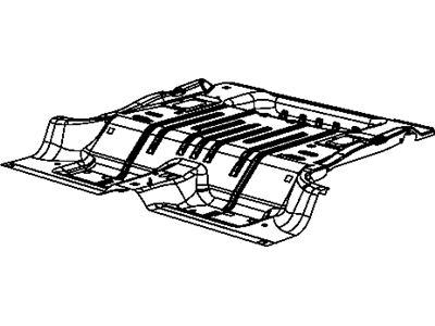 Jeep 68003519AC PAN Rear Floor
