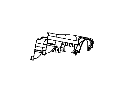 Dodge Journey Steering Column Cover - 1JL081KAAA