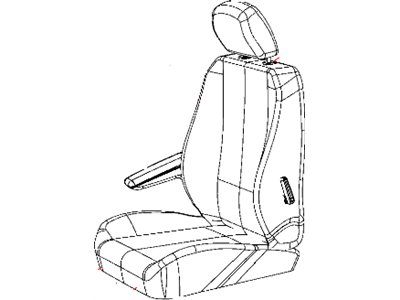 Ram C/V Seat Cushion - 1UR67BD1AA
