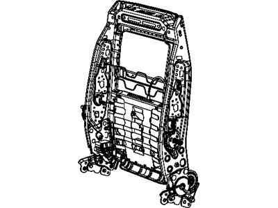 Ram 4610153AC FRAME Front Seat Back