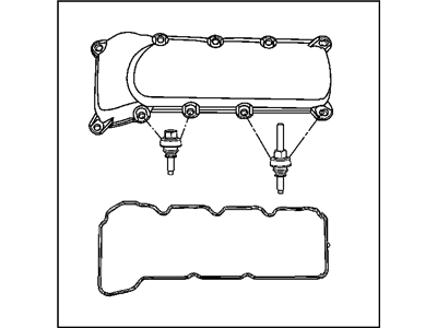 Jeep 53021938AA COVER Cylinder Head Right