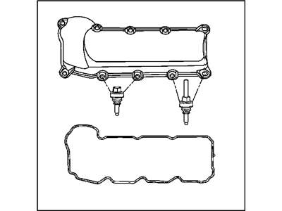 Jeep 53021937AB COVER Cylinder Head Left