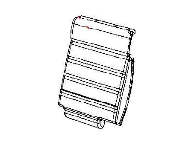 Jeep 5MH71XDBAB COVER Rear Seat Back Left
