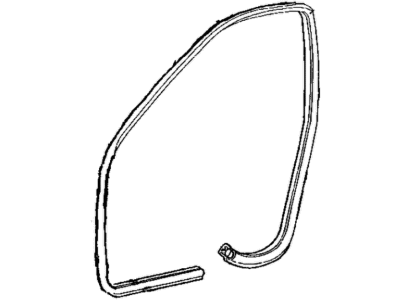 Jeep Grand Wagoneer Weather Strip - 55134722