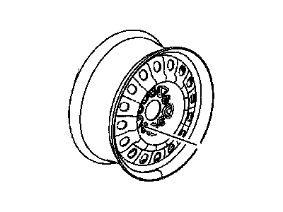 Chrysler 4766601AD WHEEL Steel