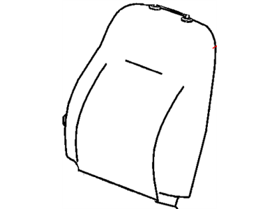 Chrysler 1AB451DVAA COVER Front Seat Back
