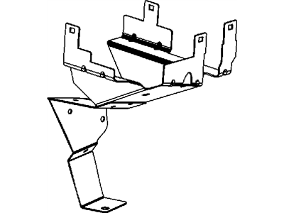 Mopar 4607880AE Fuse & Relay Box Bracket, Center